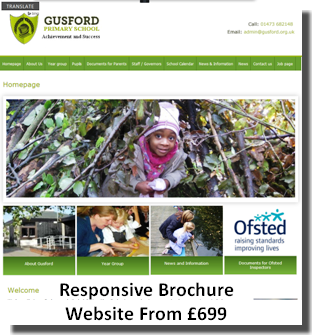 Gusford School Responsive Website Design Activ Web Design Ipswich