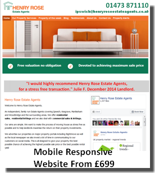Henry Rose Responsive Website Design