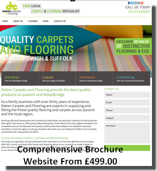 Deben Carpets Activ Web Design Ipswich